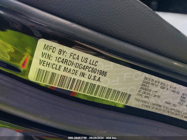 Dodge Durango Gt Plus Rwd 2023 1C4RDHDG4PC601986 Image 9