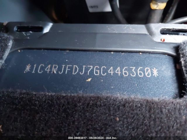 1C4RJFDJ7GC446360 Jeep Grand Cherokee Srt