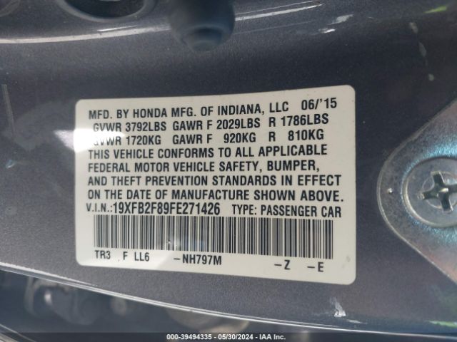 19XFB2F89FE271426 Honda CIVIC EX