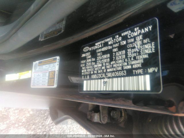 KM8J3CAL5MU406663 Hyundai Tucson Limited