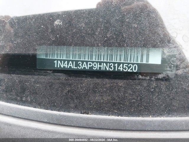 Nissan Altima 2.5 S 2017 1N4AL3AP9HN314520 Image 9