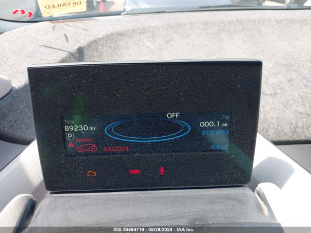 WBY1Z4C53EV275606 BMW I3 Base W/range Extender