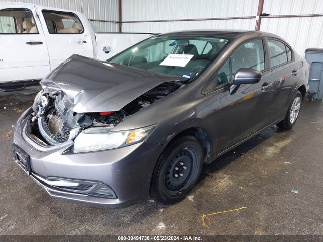 Honda Civic Lx 2014 2HGFB2F51EH536690 Image 2