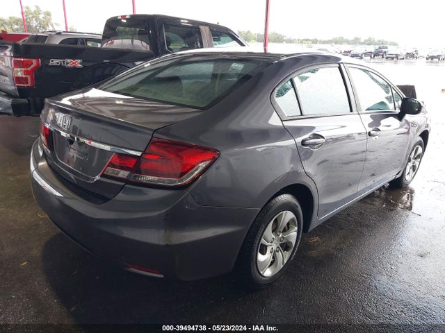 Honda Civic Lx 2014 2HGFB2F51EH536690 Image 4