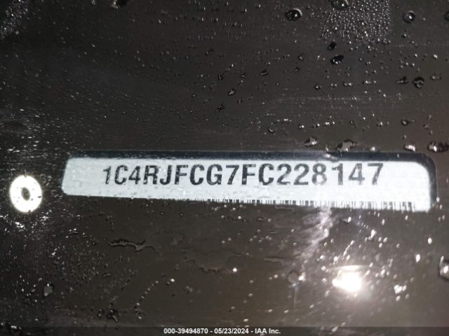 1C4RJFCG7FC228147 Jeep Grand Cherokee Overland
