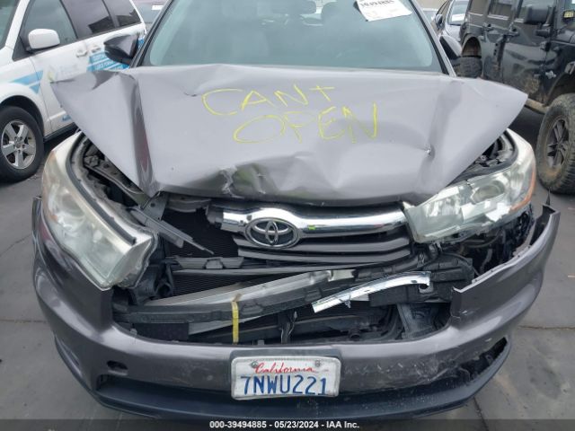5TDKKRFH1FS112106 Toyota Highlander Xle V6