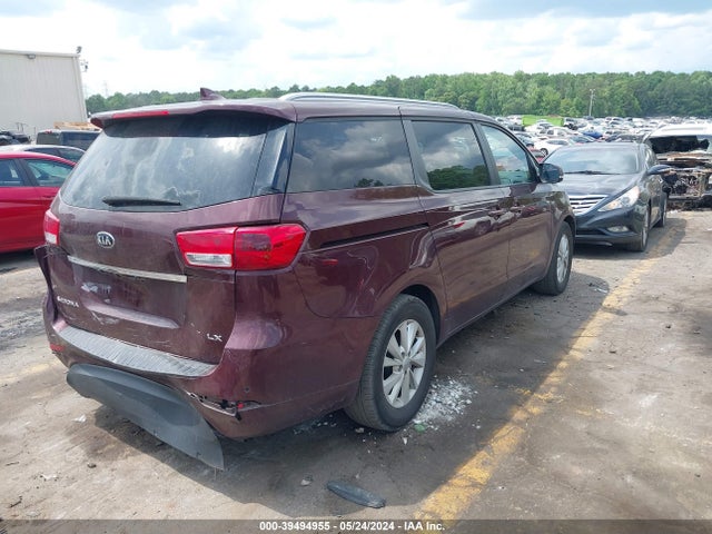 KIA SEDONA LX 2016 KNDMB5C10G6192847 Image 4