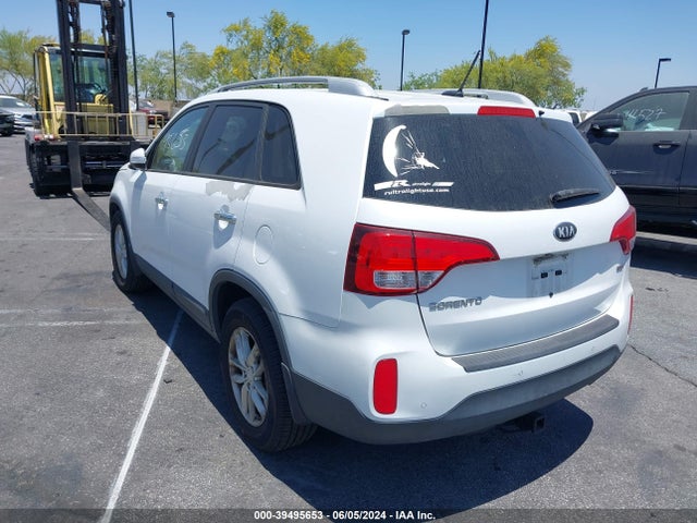 KIA SORENTO LX 2014 5XYKT4A65EG490740 Image 3