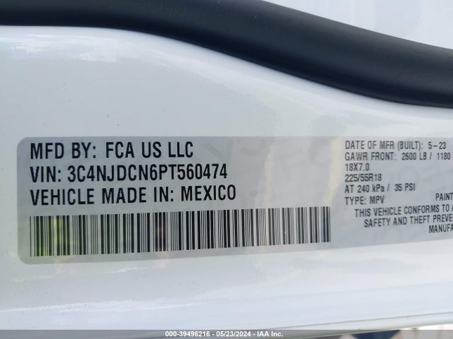 Jeep Compass Limited 4x4 2023 3C4NJDCN6PT560474 Image 9