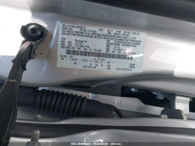 1FADP3H23HL330560 Ford FOCUS SEL