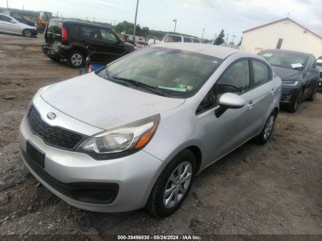 KIA RIO LX 2014 KNADM4A36E6386625 Image 2