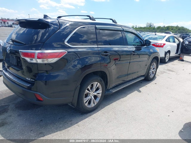 Toyota Highlander Xle V6 2015 5TDJKRFH9FS203894 Image 4