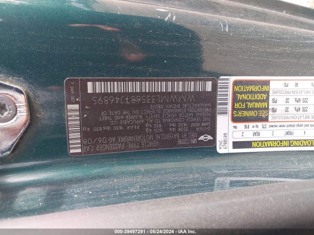 2008 MINI COOPER CLUBMAN WMWML33568TJ46895 Photo 8