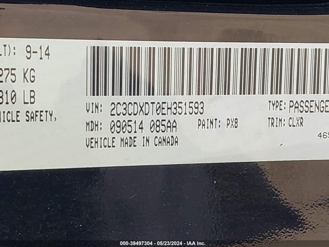Dodge Charger R/t Plus 2014 2C3CDXDT0EH351593 Image 9