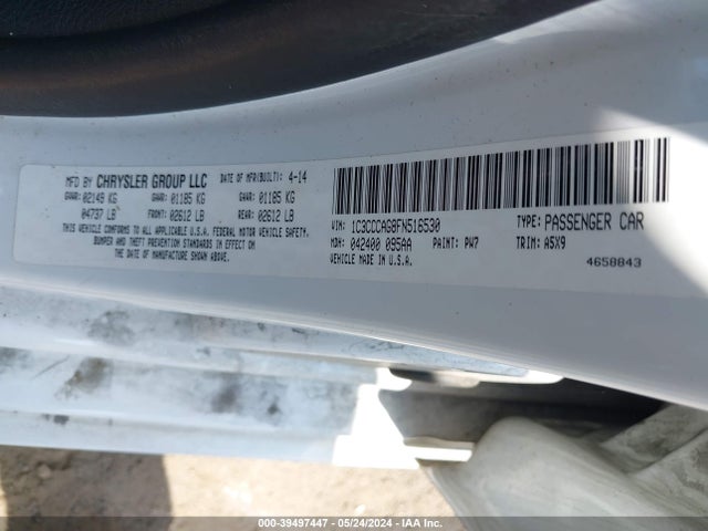 1C3CCCAG8FN516530 Chrysler 200 Limited