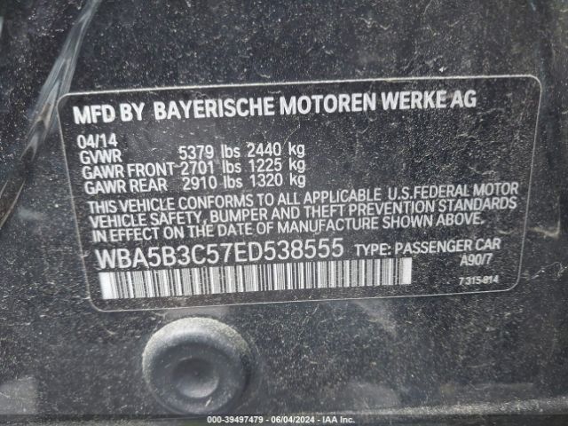 WBA5B3C57ED538555 BMW 535i Xdrive
