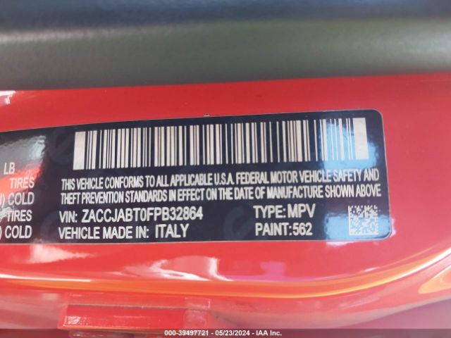 ZACCJABT0FPB32864 Jeep Renegade Latitude