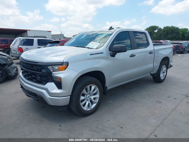 Chevrolet Silverado 1500 4wd  Short Bed Custom 2022 1GCPDBEK3NZ548151 Image 2
