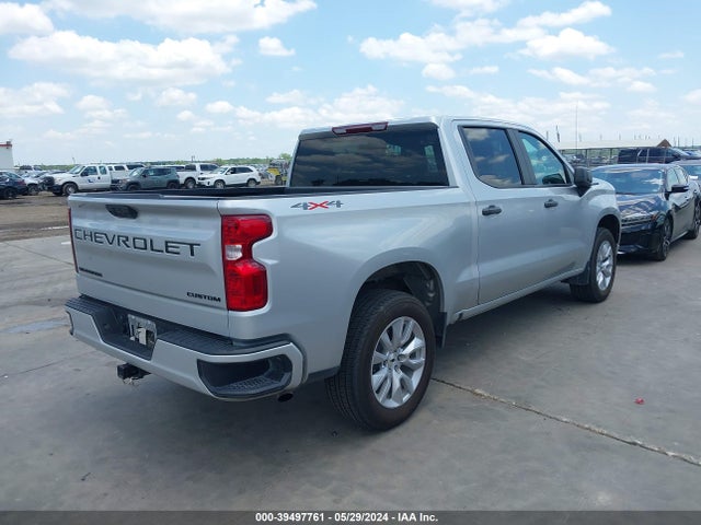Chevrolet Silverado 1500 4wd  Short Bed Custom 2022 1GCPDBEK3NZ548151 Image 4