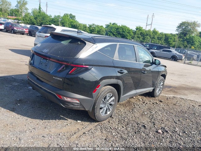 KM8JBCA10NU025161 Hyundai Tucson Hybrid Blue