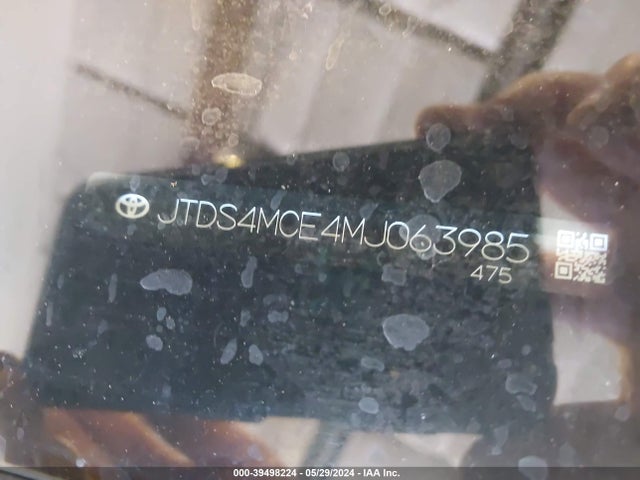 Toyota COROLLA SE 2021 JTDS4MCE4MJ063985 Image 9