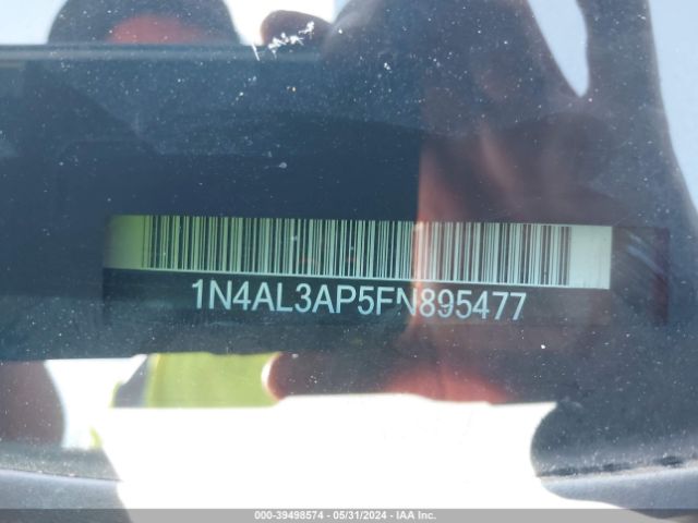 1N4AL3AP5FN895477 Nissan Altima 2.5/2.5 S/2.5 Sl/2.5 Sv