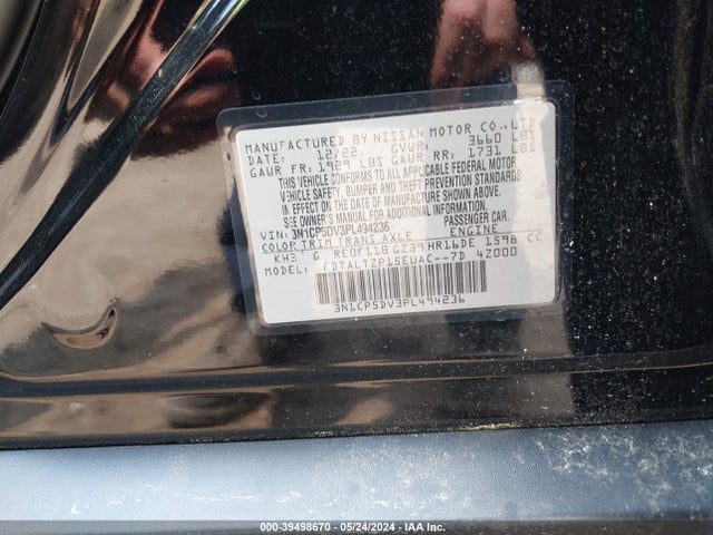 Nissan Kicks Sr Xtronic Cvt 2023 3N1CP5DV3PL494236 Image 9