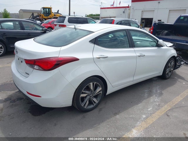 Hyundai Elantra Limited 2014 5NPDH4AEXEH527369 Image 4