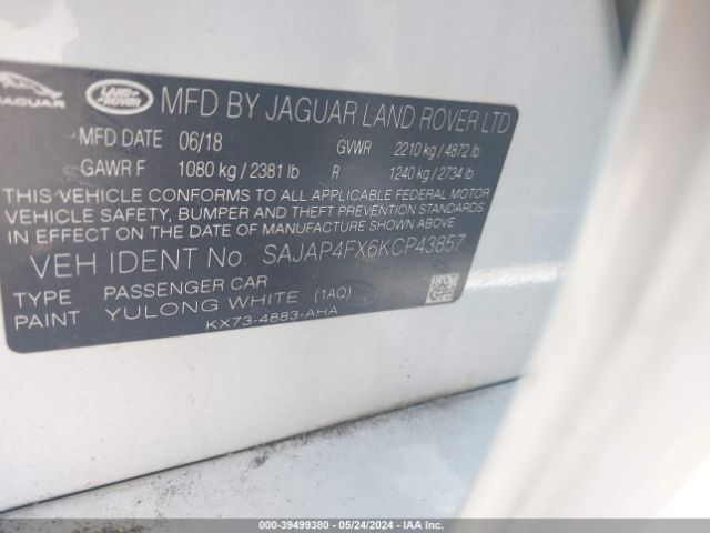 SAJAP4FX6KCP43857 Jaguar Xe 25t Landmark