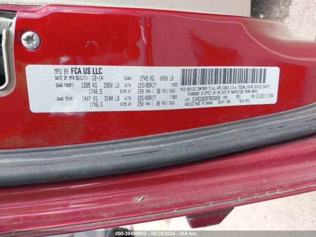 2C4RDGBG5FR653050 Dodge Grand Caravan Se Plus