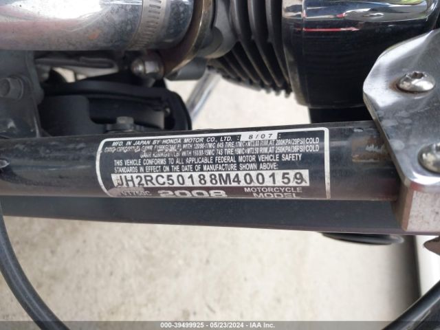 2008 HONDA VT750 JH2RC50188M400159 Photo 9