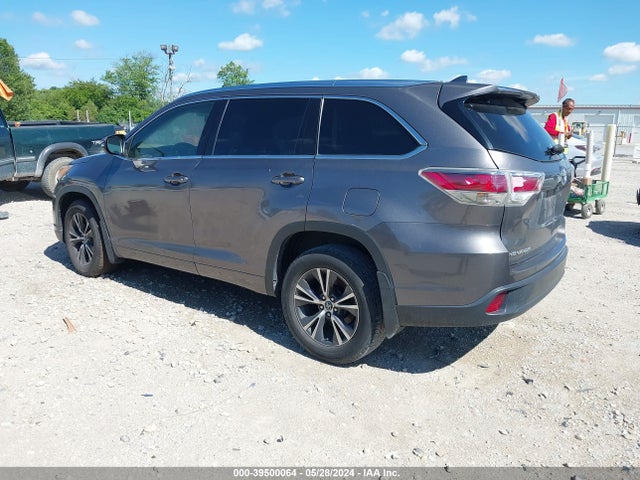 Toyota Highlander Xle V6 2016 5TDJKRFH6GS319197 Image 3