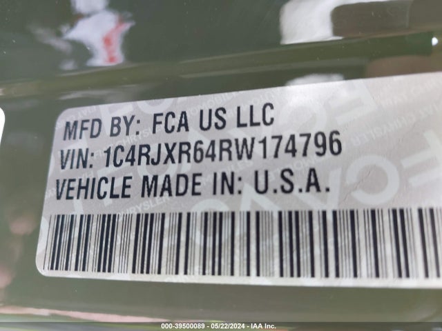 1C4RJXR64RW174796 Jeep Wrangler 4xe Rubicon 4xe