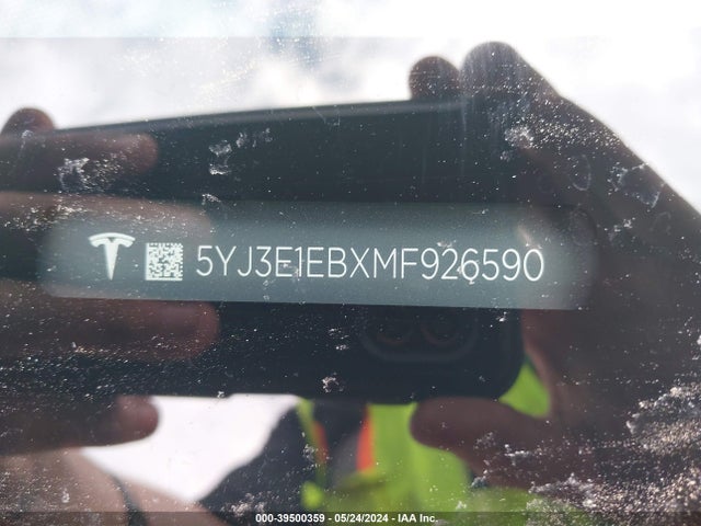 2021 TESLA MODEL 3 5YJ3E1EBXMF926590 Photo 8