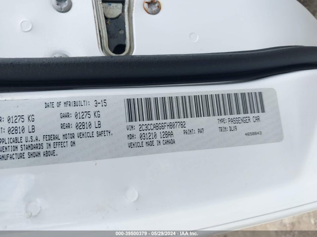 Chrysler 300 300s 2015 2C3CCABG6FH807782 Image 9