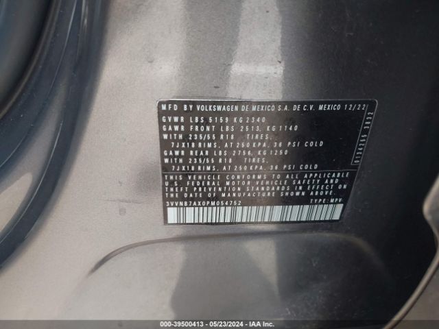 3VVNB7AX0PM054752 Volkswagen Tiguan 2.0t Se