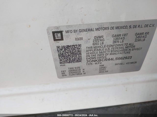 Chevrolet Blazer Fwd 2lt 2020 3GNKBCR44LS662923 Image 9