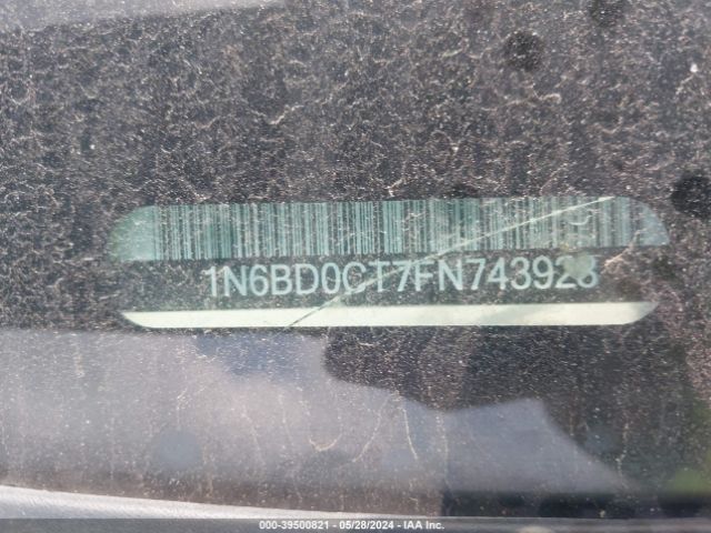1N6BD0CT7FN743928 Nissan FRONTIER S