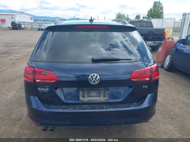 3VWCA7AUXFM519628 Volkswagen Golf Sportwagen Tdi S 4-door