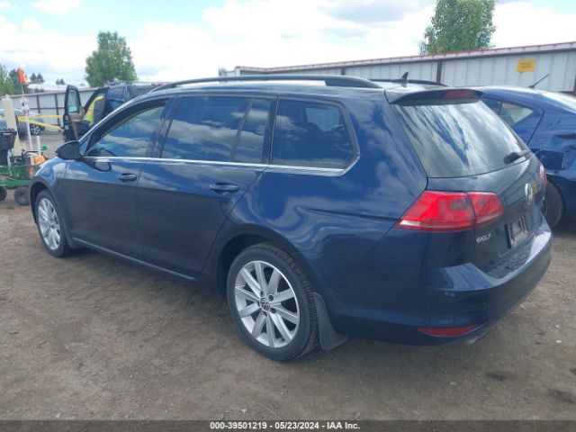 3VWCA7AUXFM519628 Volkswagen Golf Sportwagen Tdi S 4-door