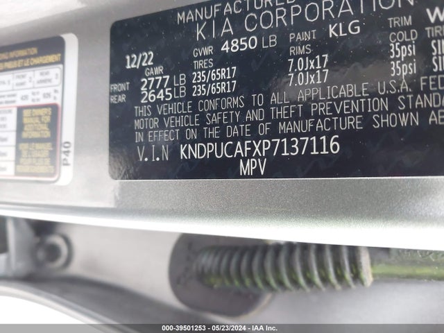 KIA Sportage Lx 2023 KNDPUCAFXP7137116 Image 9