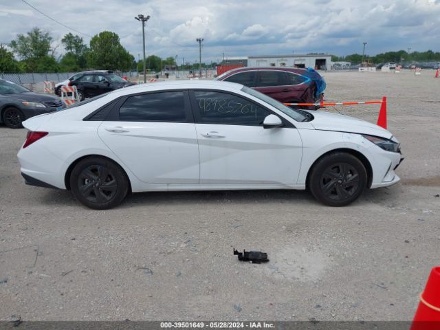KMHLM4AJXPU076713 Hyundai Elantra Hybrid Blue