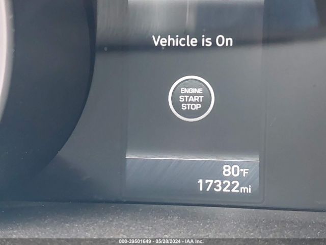 KMHLM4AJXPU076713 Hyundai Elantra Hybrid Blue