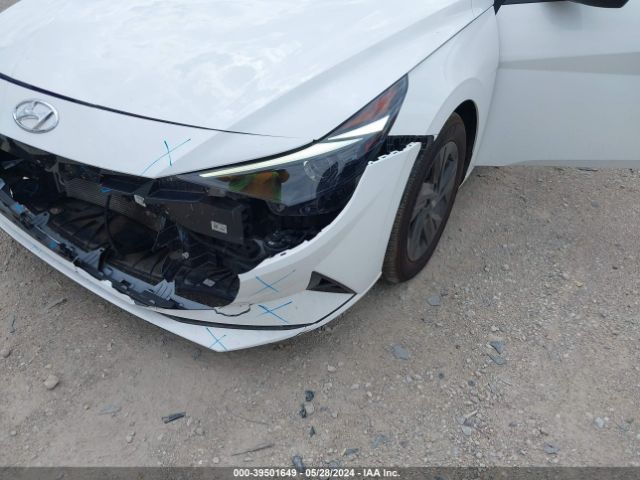 KMHLM4AJXPU076713 Hyundai Elantra Hybrid Blue