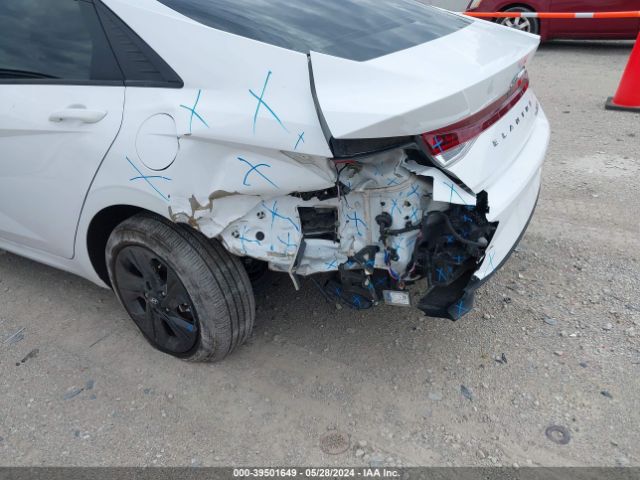 KMHLM4AJXPU076713 Hyundai Elantra Hybrid Blue