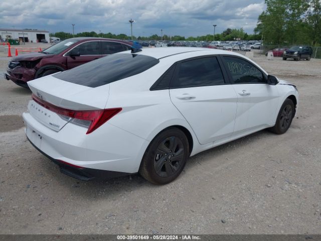 KMHLM4AJXPU076713 Hyundai Elantra Hybrid Blue