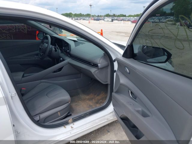 KMHLM4AJXPU076713 Hyundai Elantra Hybrid Blue