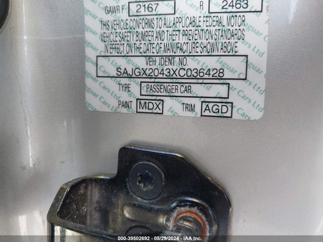 1999 JAGUAR XK8 SAJGX2043XC036428 Photo 8