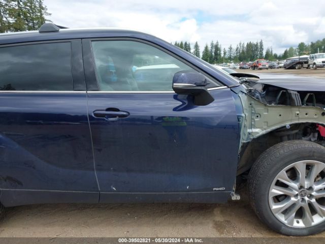 5TDXBRCH5NS542844 Toyota Highlander Hybrid Limited
