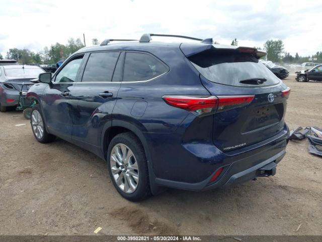 5TDXBRCH5NS542844 Toyota Highlander Hybrid Limited